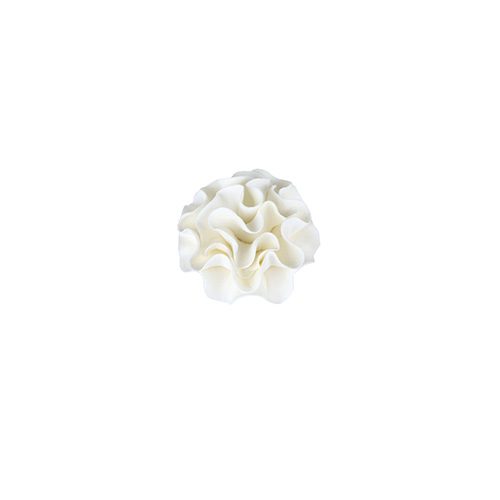 White Small Carnation Gumpaste Flowers - Set of 6 image 1