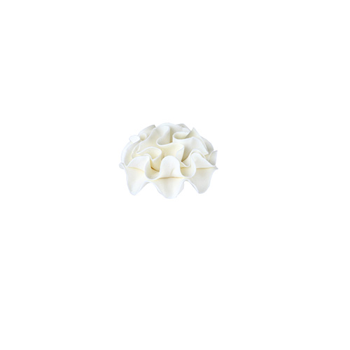 White Small Carnation Gumpaste Flowers - Set of 6 image 2
