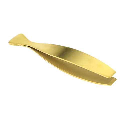 O'Creme Gold Stainless Steel Fish Tweezers, 5-1/8" image 1