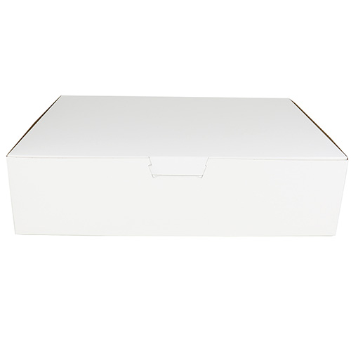 One-Piece White Half Sheet Cake Box, Pack Of 10 image 1
