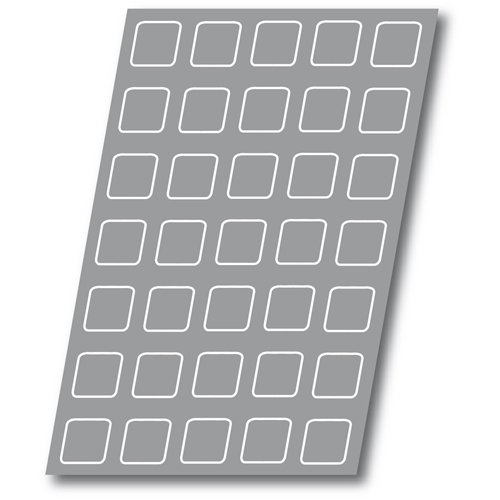 Demarle Flexipan-Air Square, 2.03 oz. - 35 Cavities image 2