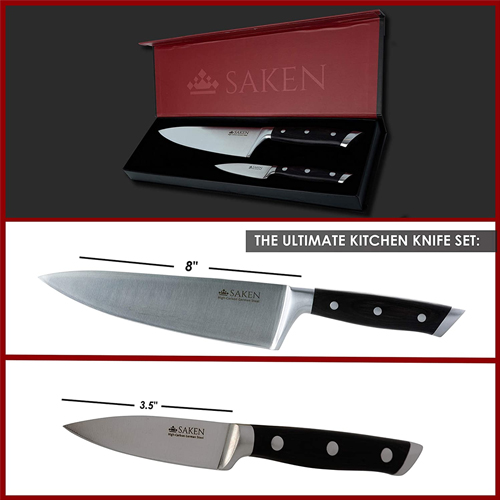 Saken 2 Piece Chef and Paring Knife Set image 1