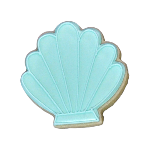 Ann Clark Seashell Cookie Cutter, 3" x 3-1/4" image 1