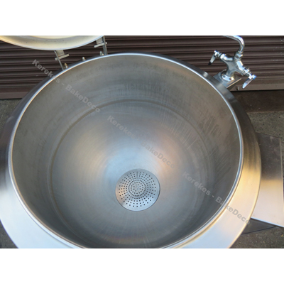 Groen AH/1-40 Steam Jacketed Gas Floor Kettle 40 Gallon, Used Great Condition image 2