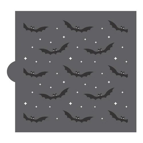 Confection Couture Bats Overlay Cookie Stencil image 1