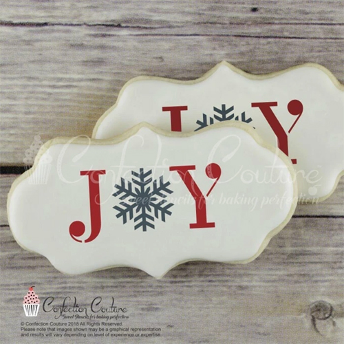 Confection Couture Joy Message Cookie Stencil image 1