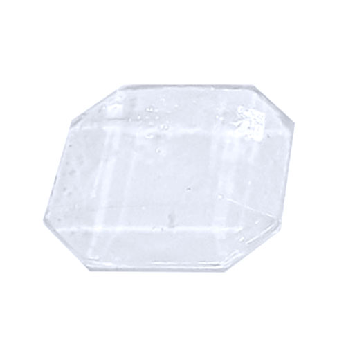 Edible Clear Large Square Jewels, 8 Pieces image 1