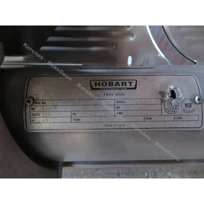 Hobart Meat Slicer 1712, Used Excellent Condition image 5