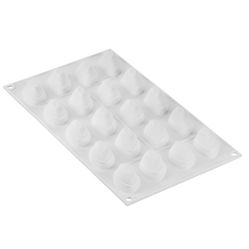 Silikomart "QUENELLE10" Flexible Silicone Baking & Freezing Mold, 0.34 oz., 20 Cavities image 1