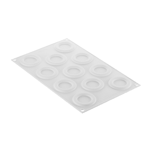 Silikomart LOOP32 Flexible Silicone Baking & Freezing Mold, 0.9 oz., 11 Cavities Multiple Cavity