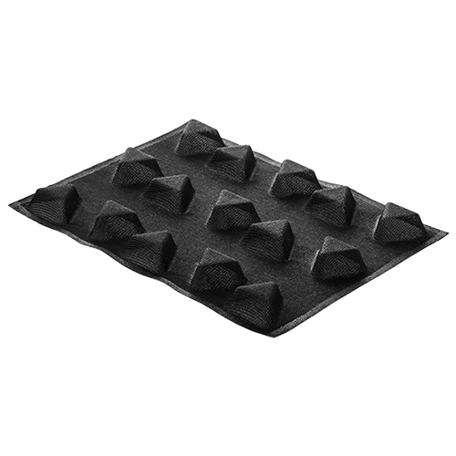 Silikomart Airplus 21 Triangle Baking & Freezing Mold, 15 Cavities