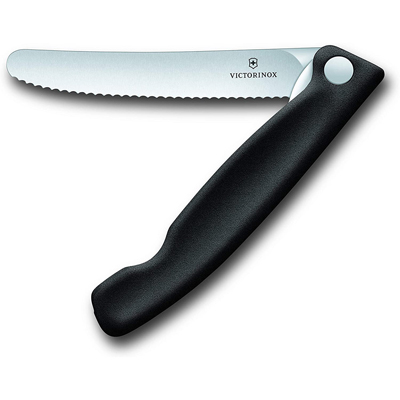 Swiss Classic Foldable Paring Knife 67833FB, Black image 1