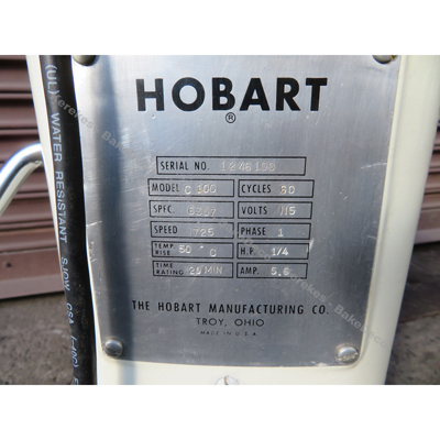 Hobart 10 Quart C100 Mixer, Used Great Condition image 2