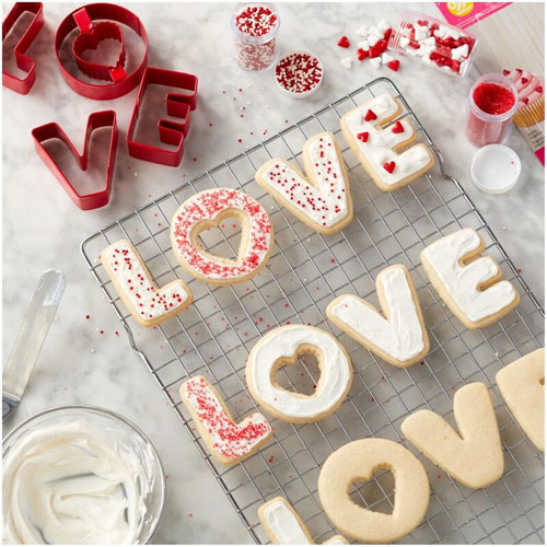 Wilton LOVE Cookie Cutter Set image 2