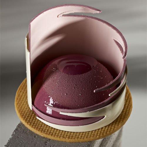 Martellato Zigzag Chocolate Decoration Template image 1