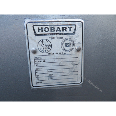 Hobart 80 Quart M802 Mixer, Used Excellent Condition image 3