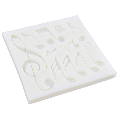 O'Creme Musical Notes Silicone Fondant Mold image 1