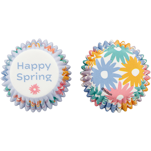 Wilton Mini Spring Cupcake Liners, Pack of 100 image 1