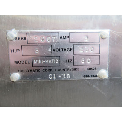 Hollymatic Meat Grinder MINI-MATIC, Used Excellent Condition image 6
