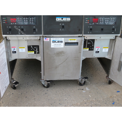 Giles Electric Banked Fryer EOF-14/FFLT/14, W/Autolift System, Used Excellent Condition image 3