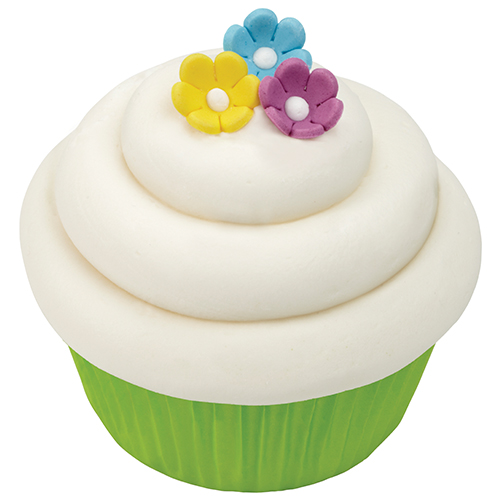 Wilton 710-2215 Mini Daisy Multi-Colored Icing Decorations, Pack of 32 image 2