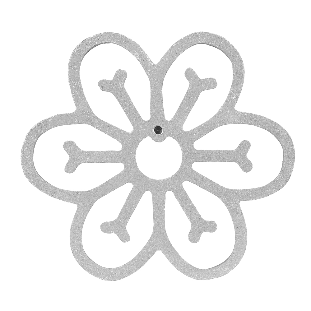 O'Creme Rosette-Iron Mold, Cast Aluminum Flower with Veining image 1