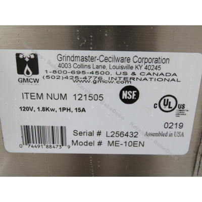 Cecilware Hot Water Urn ME-10E-110, Used Great Condition image 2