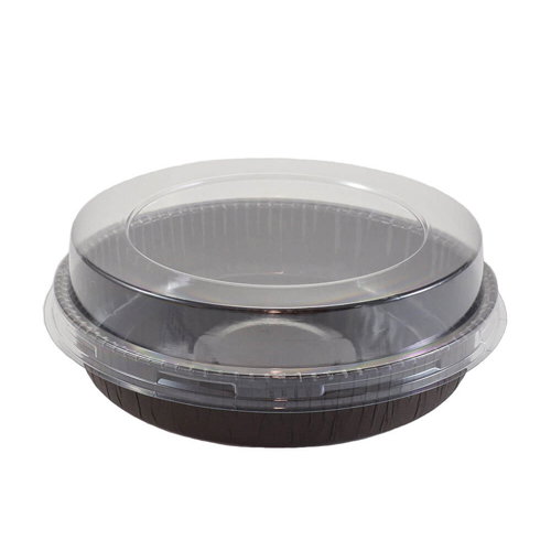 Novacart Clear Round Plastic Lid for Baking Mold OP180/35, Pack of 12 image 1