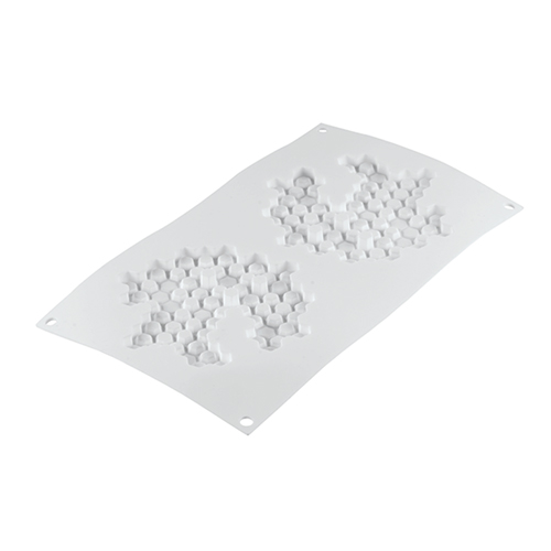 Silikomart "MIEL 80" Silicone Honeycomb Baking & Freezing Mold, 2.71 oz., 2 Cavities image 3