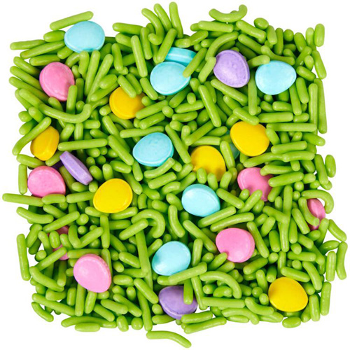Wilton Easter Eggs with Grass Sprinkle Mix, 4 oz. image 1