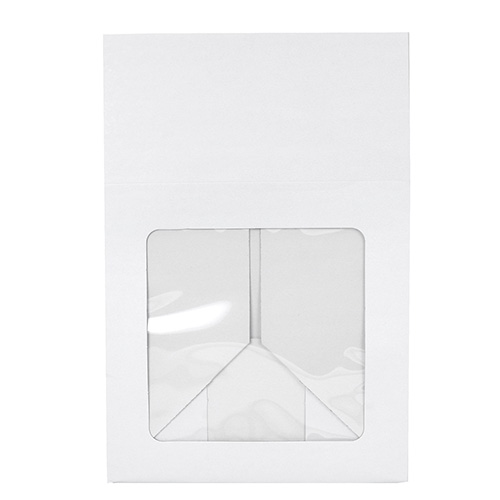 O'Creme White Pie Box with Window, 10" x 10" x 5" - Pack of 5 image 3