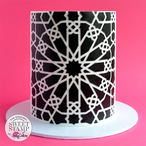 Sweet Stamps Imani Cake Stencil image 1