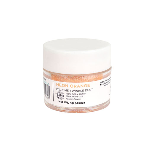 O'Creme Twinkle Dust, 4 gr. - Neon Orange image 1