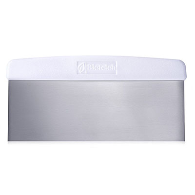 Stainless Steel Dough Scraper, 10" x 3.5" - Used Very Good Condition image 1