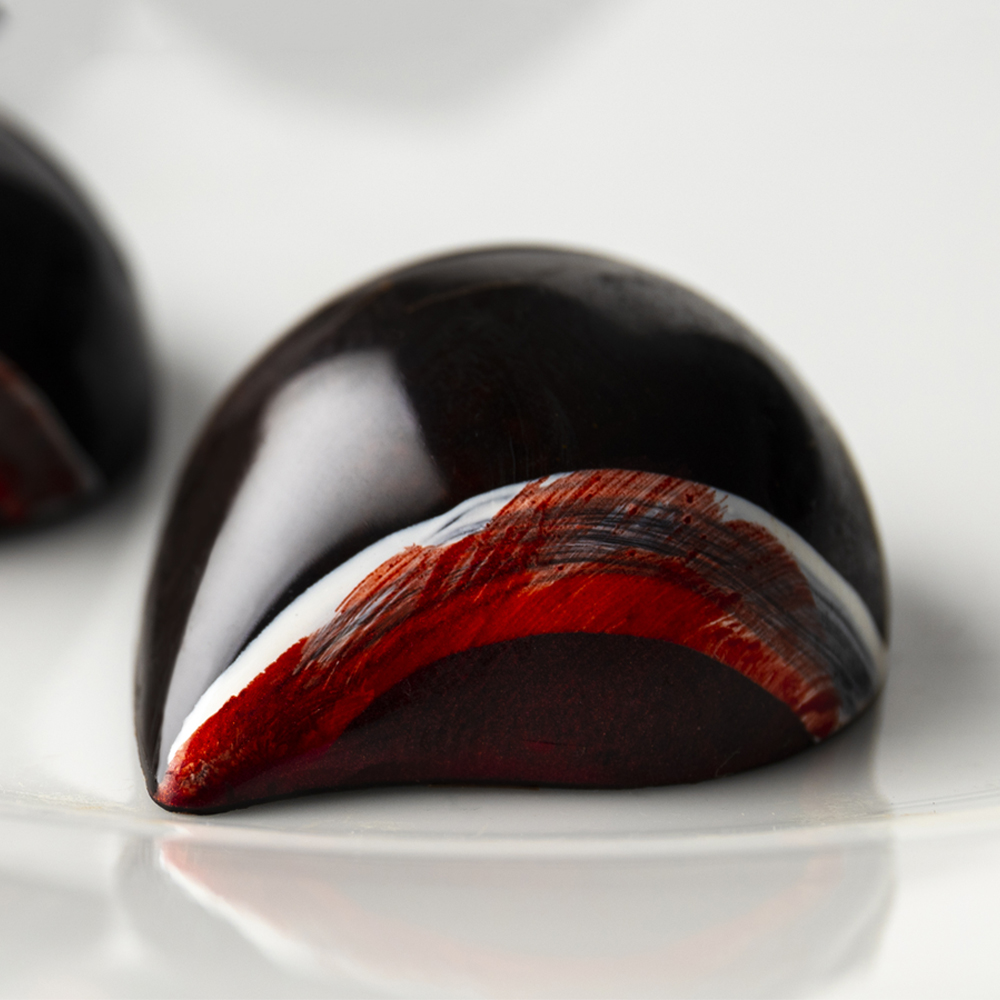 Greyas Polycarbonate Chocolate Mold, Teardrop by Luis Amado, 24 Cavities image 3
