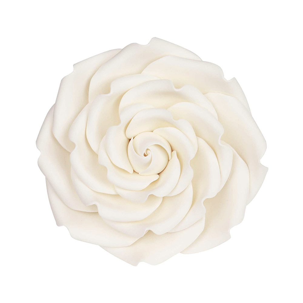 O'Creme White Rebecca Rose Gumpaste Flowers - Set of 3 image 1