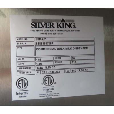 Silver King SKMAJ2 Milk Dispenser 2 Head, Used Excellent Condition image 3