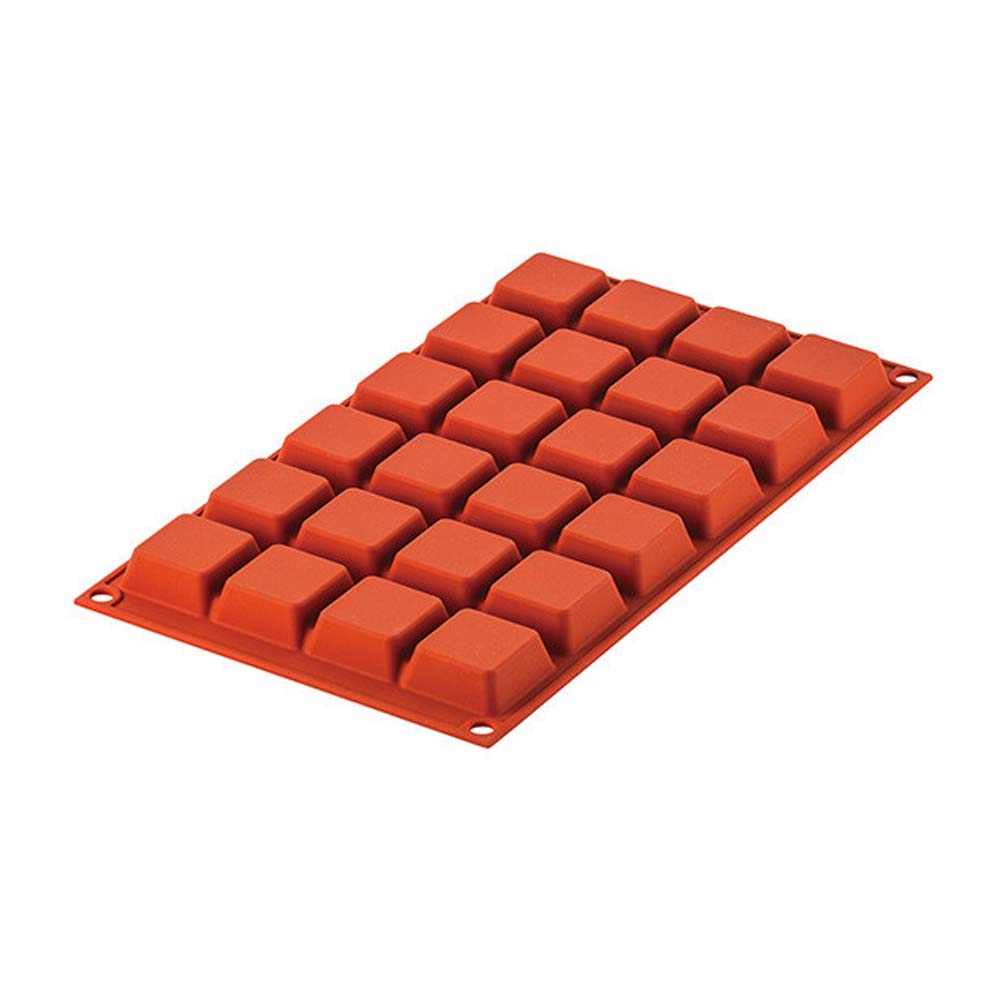 Silikomart Square Silicone Baking Mold, 0.61 oz., 24 Cavities image 1