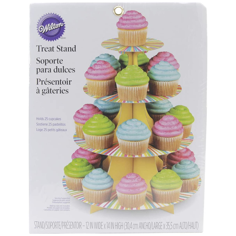 Wilton Color Wheel Cupcake Stand, 4 Tier image 1