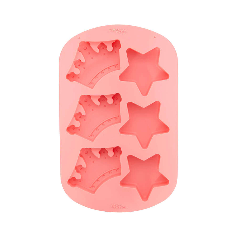 Wilton Royal Crowns and Stars Silicone Cake Mold image 1