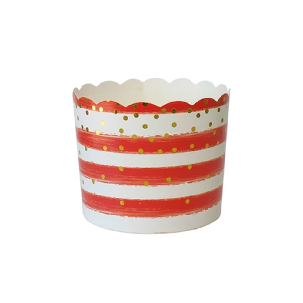 Simply Baked Large Red Confetti Baking Cups, Pack of 20 image 1