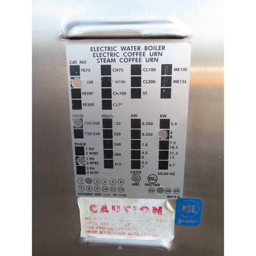 Cecilware FE100 Coffee Urn 3 Gallon, Used Great Condition image 3