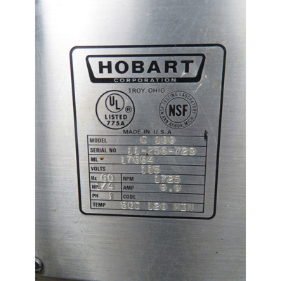 Hobart 10 Quart C100 Mixer, Used Great Condition image 3