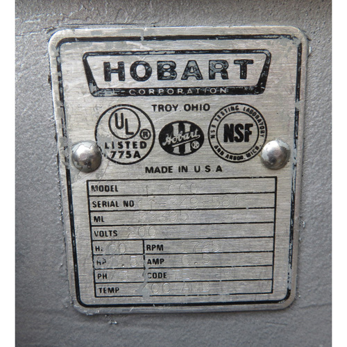 Hobart 80 Quart L800 Mixer, Used Great Condition image 3