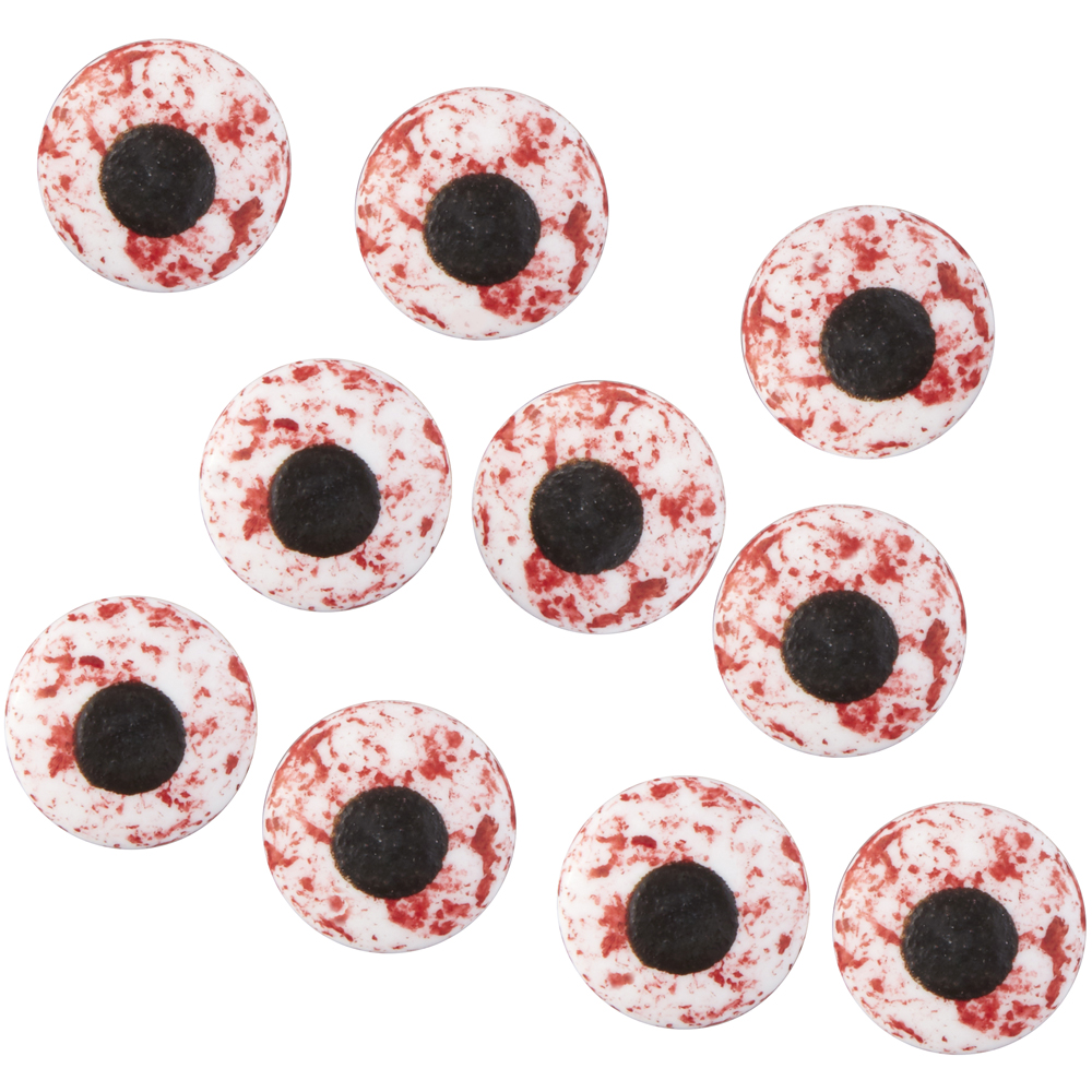 Wilton Red Veined Large Candy Eyeballs image 1