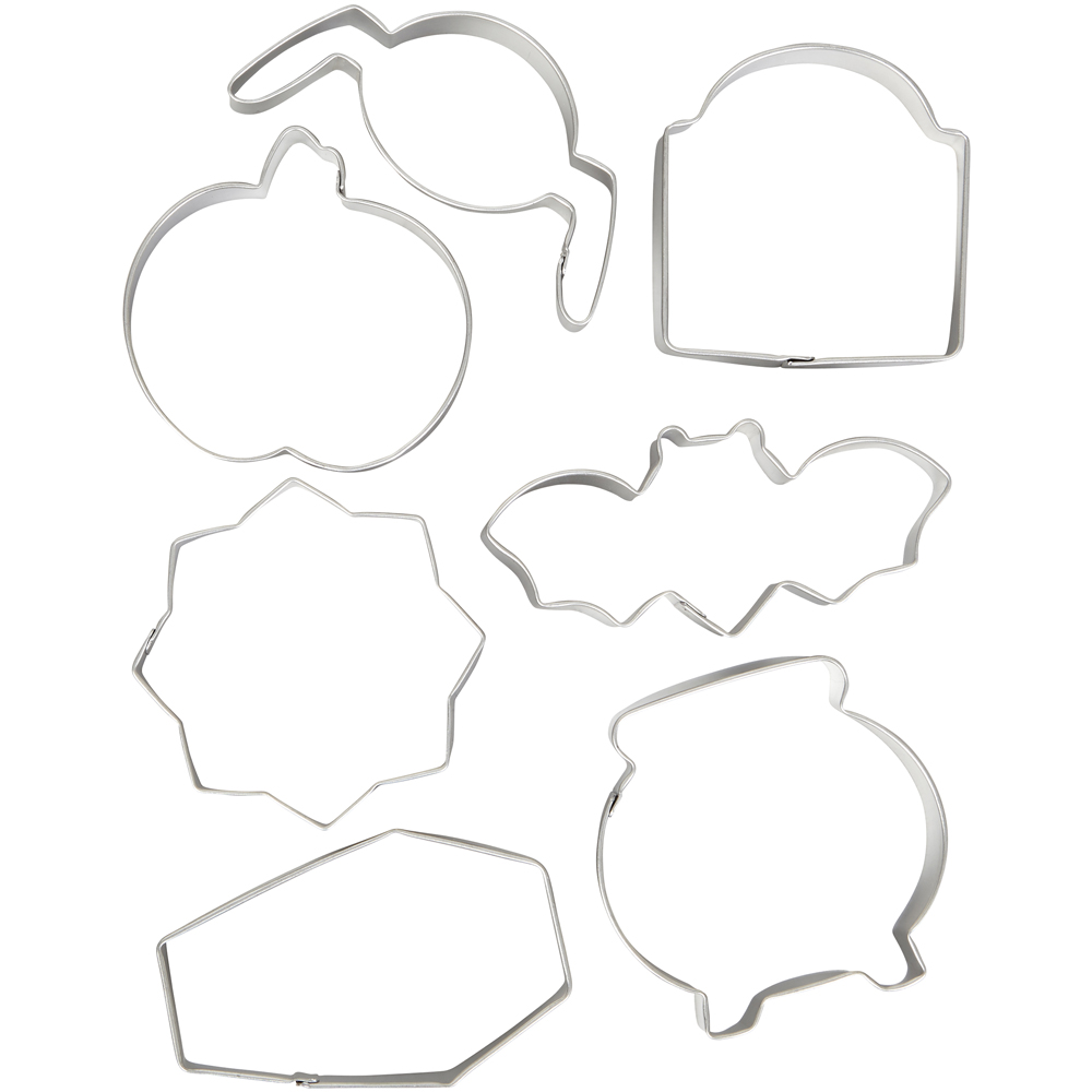 Wilton Halloween Haunted House Cookie Cutters, Set of 7 image 1