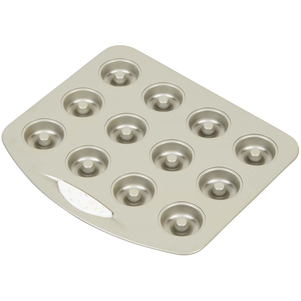 Wilton Daily Delights Non-Stick Mini Donut Pan, 12 Cavities image 1