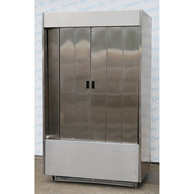 Barker CF-S-SC Refrigerator Open Case, With Sliding Night Doors, Used Great Condition image 1