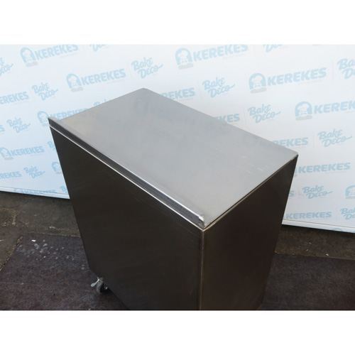 Stainless-steel Ingredient Bin on Casters, image 1