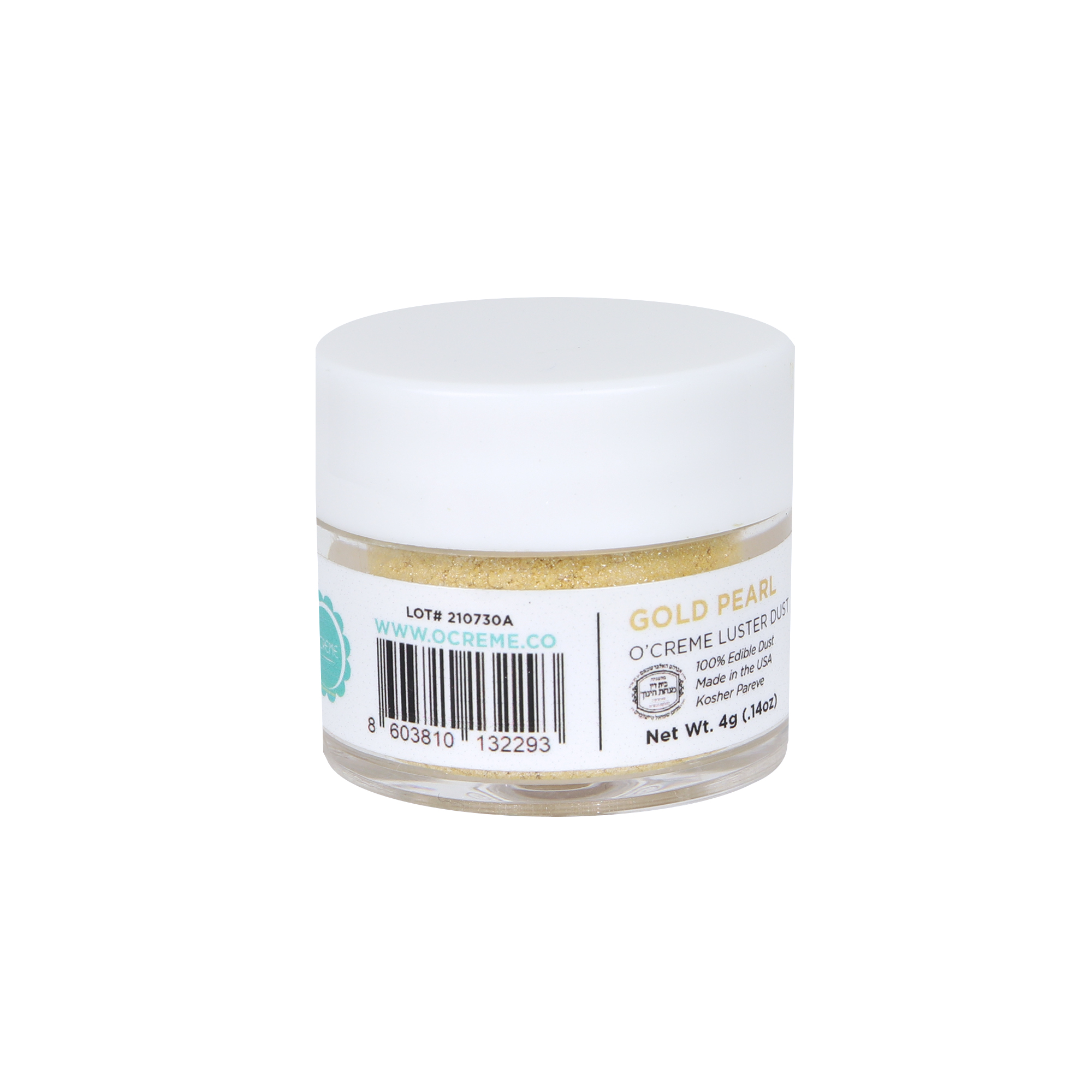 O'Creme Gold Pearl Luster Dust, 4 gr. image 1